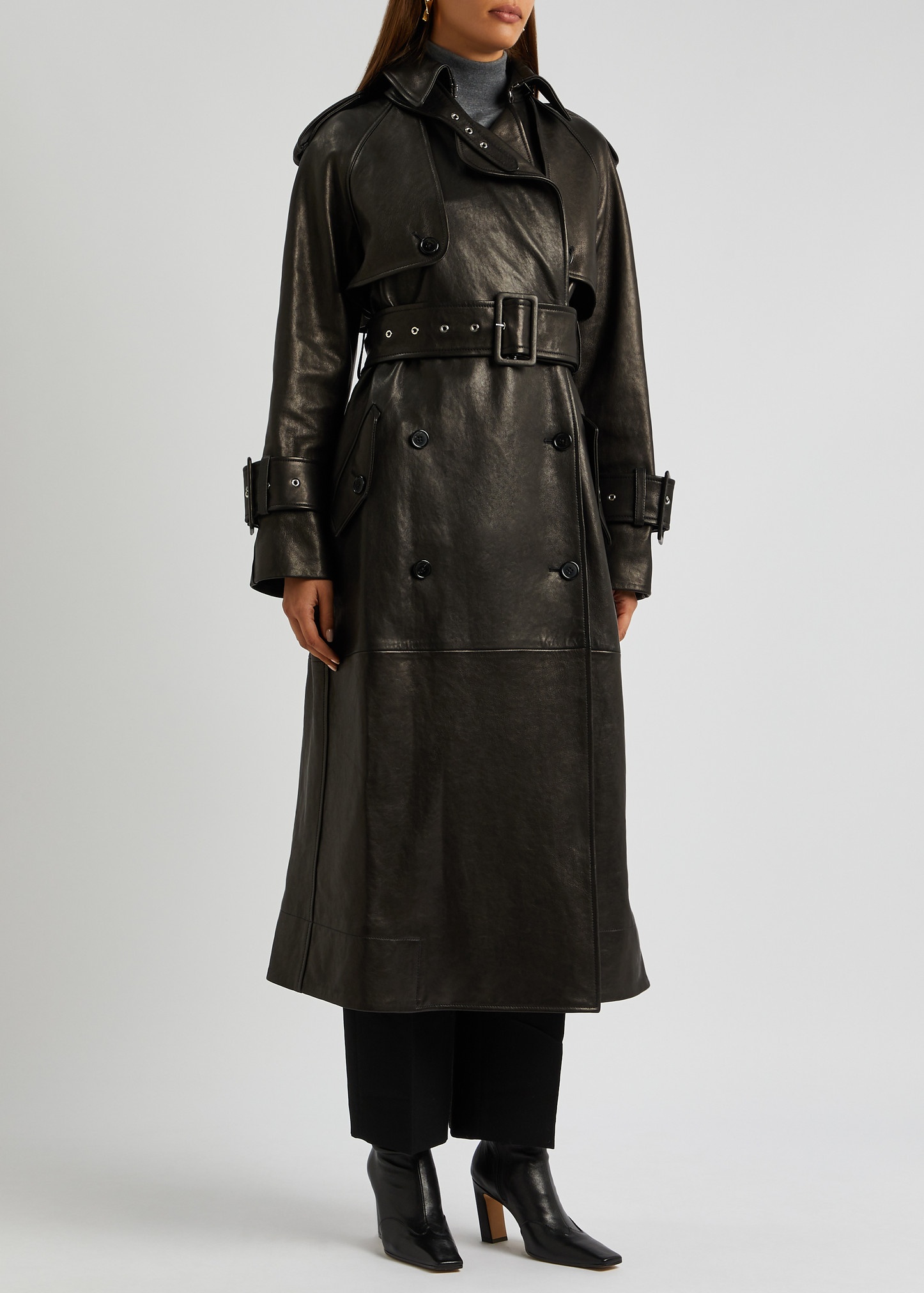 Rennie leather trench coat - 2