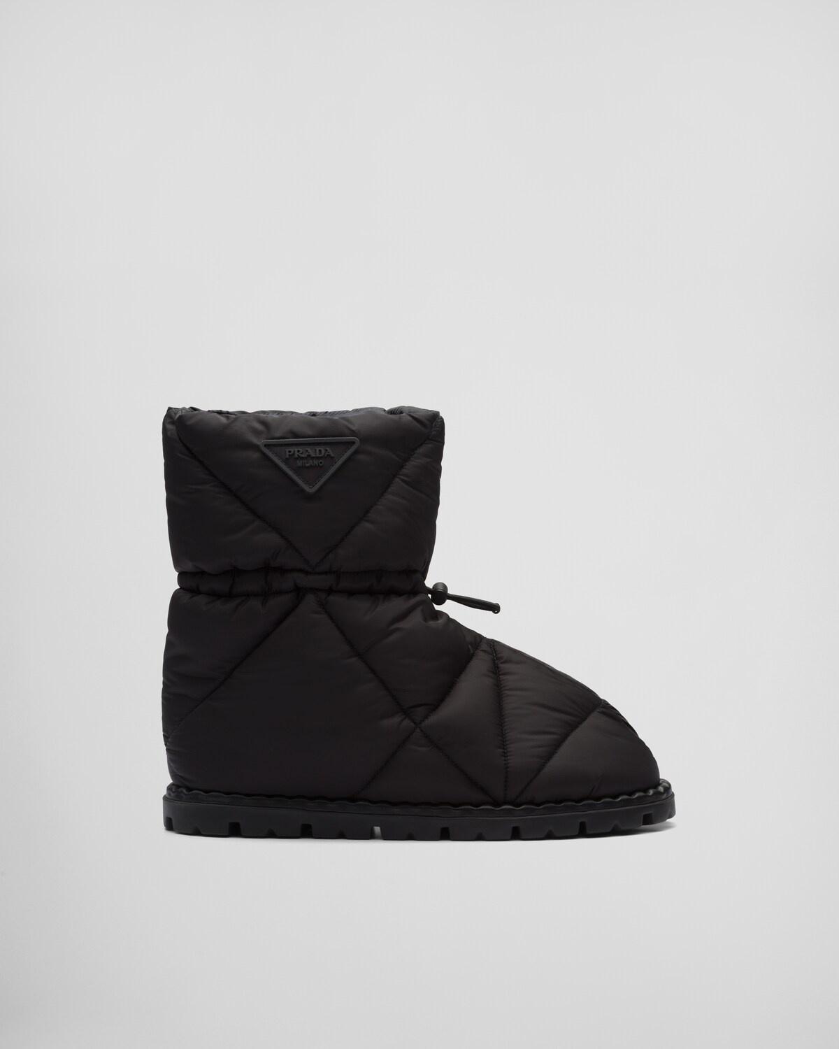 Quilted nylon fabric booties - 2