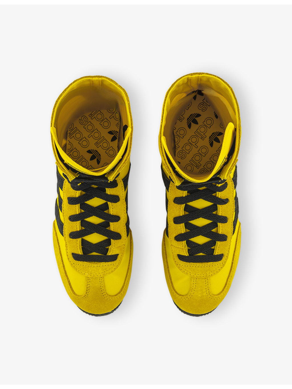 Japan H Textile and Suede High-Top Trainers - 2
