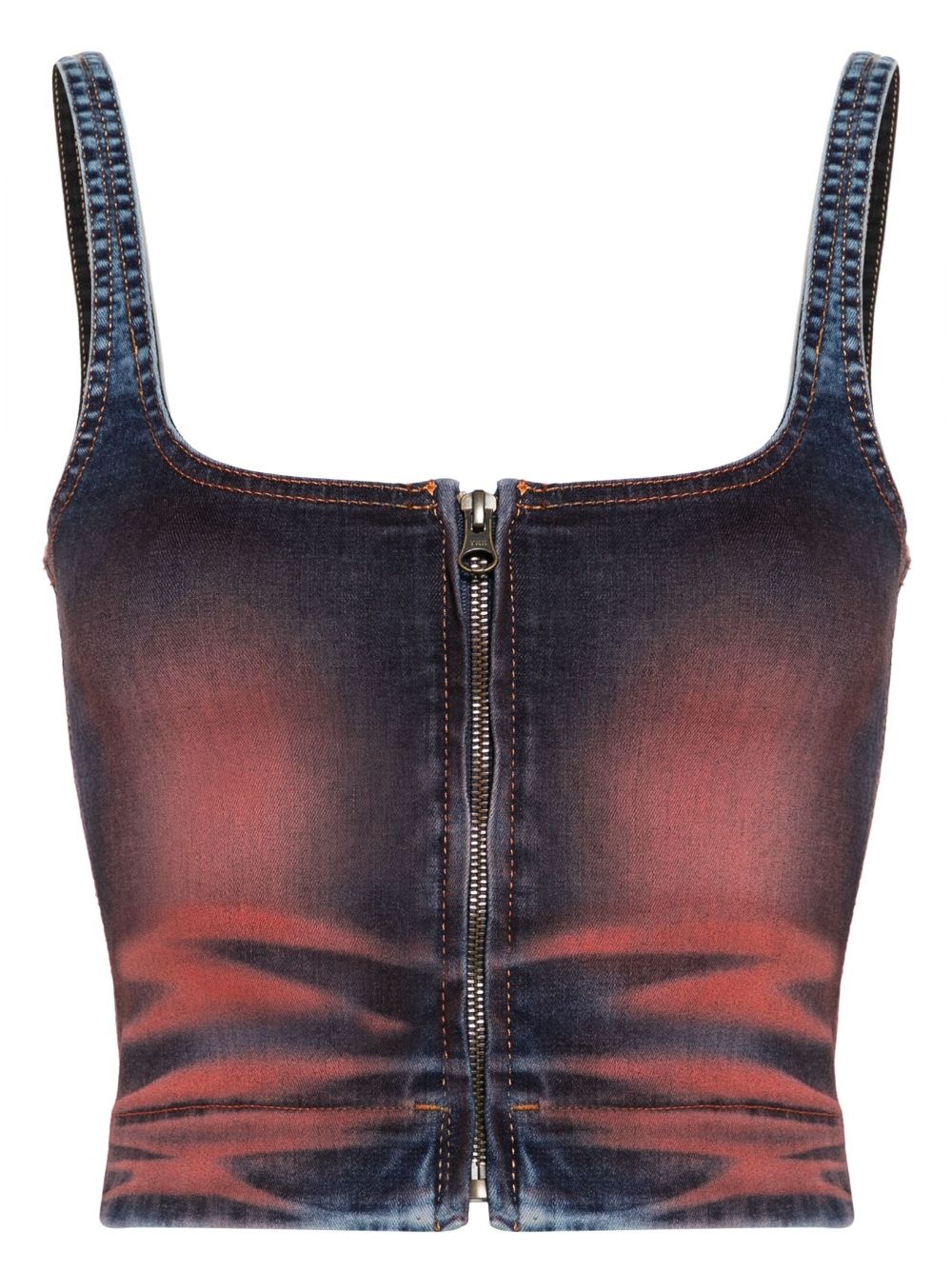 Harley denim crop top - 2