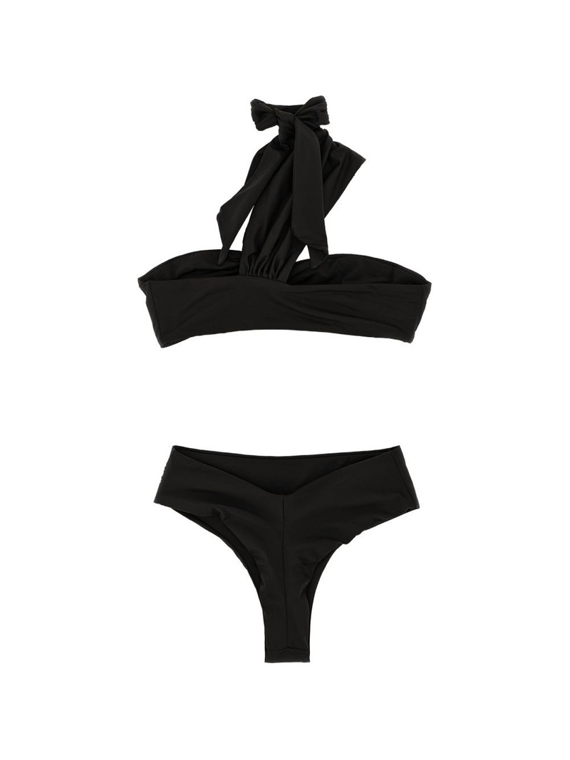 ELISABETTA FRANCHI one-shoulder jewelled bikini outlook