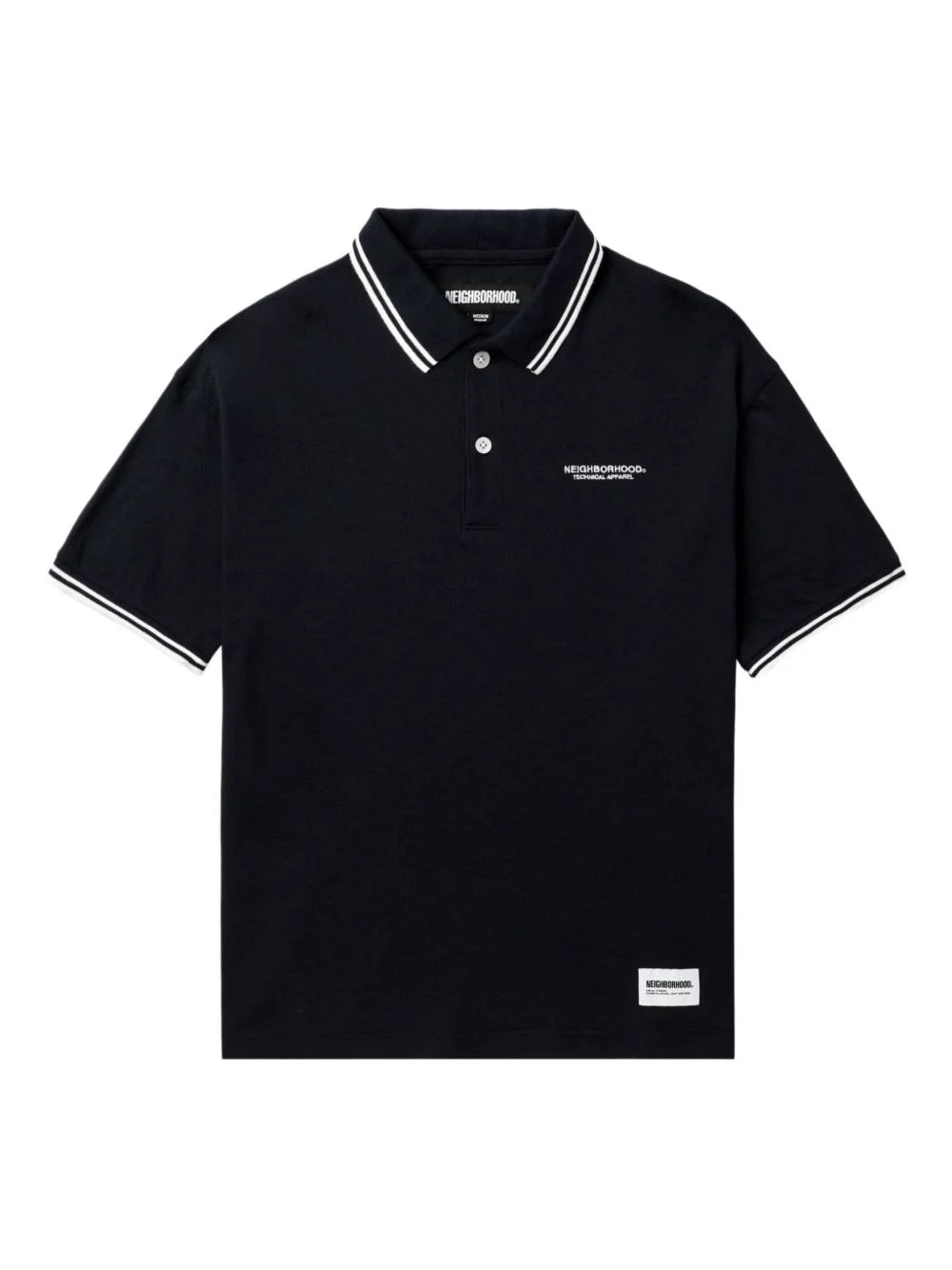 tipped polo shirt - 1