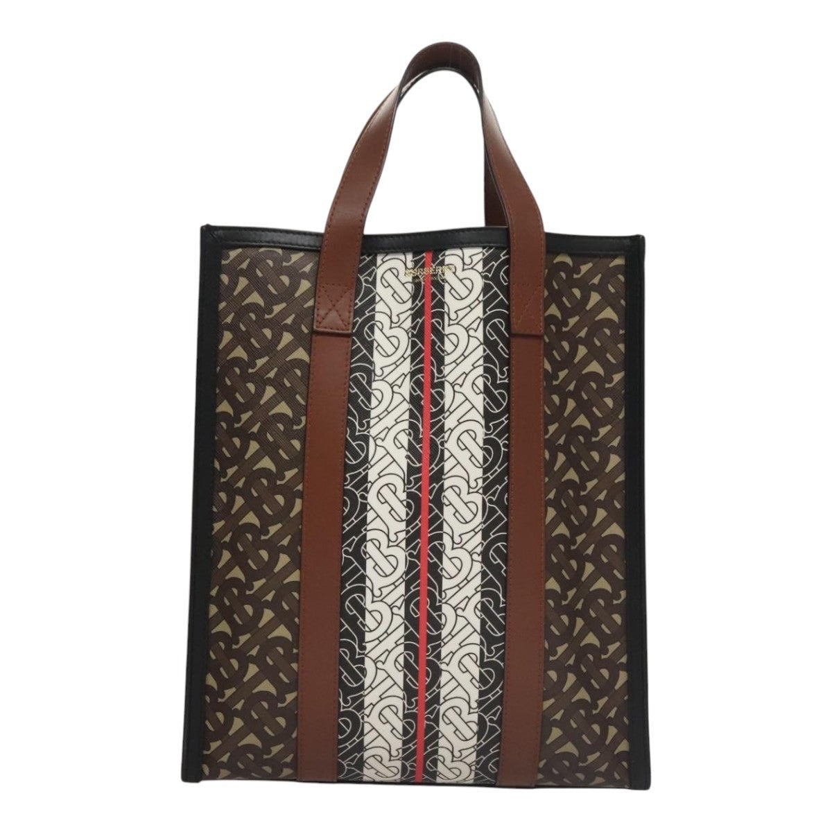 Burberry Tote Bag Pvc Brown - 2