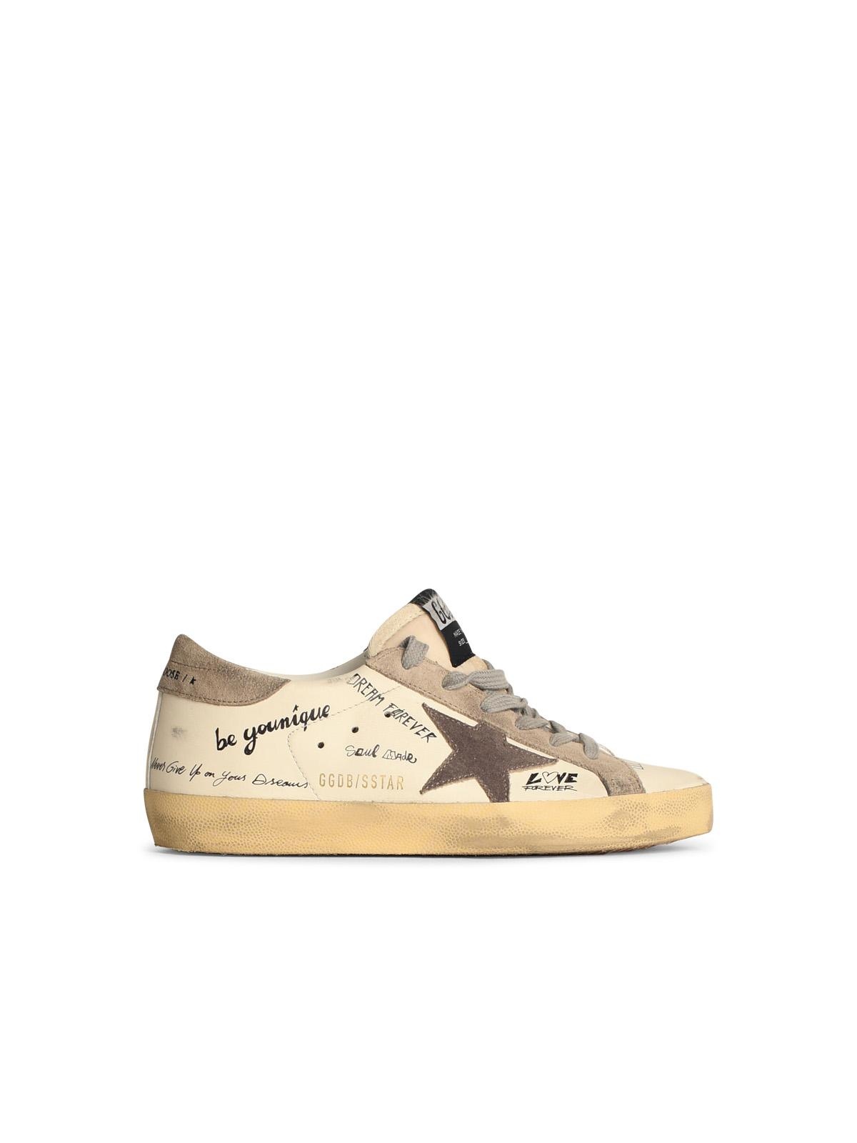 Golden Goose White Leather Sneakers Woman - 1