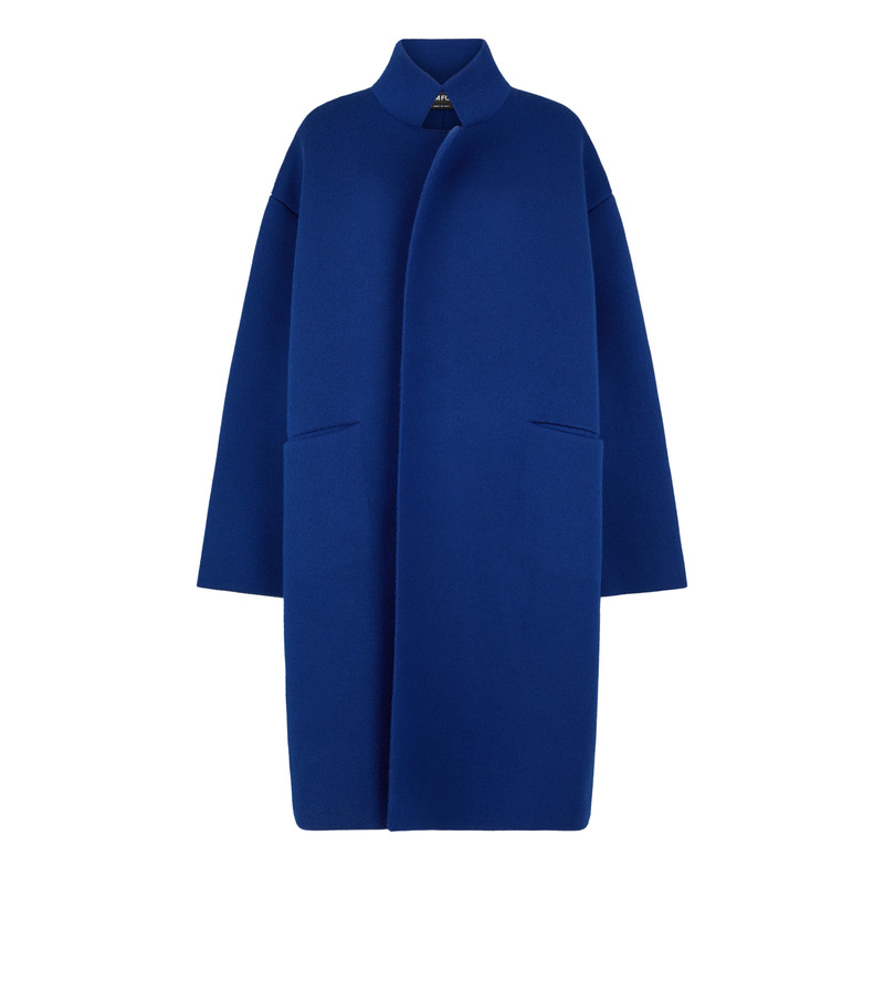 SCULPTURAL SINGLE BREASTED OPERA COAT 1