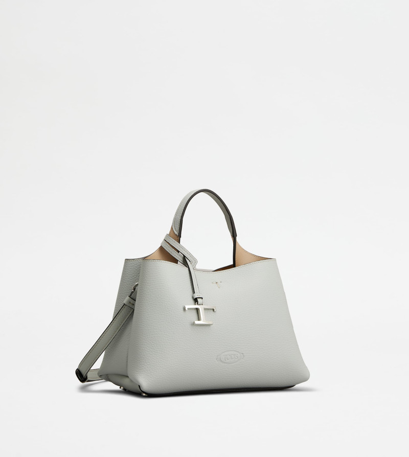 Tod's BAG IN LEATHER MICRO - GREY, NATURAL outlook