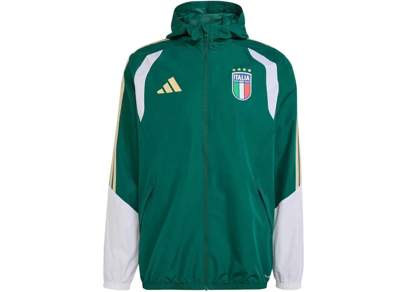 adidas Italy 2026 Tiro Allweather Jacket Collegiate Green - 1