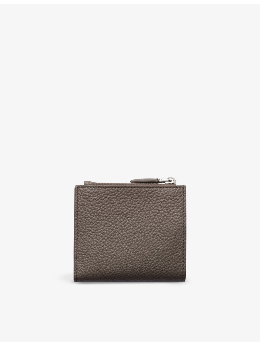 Logo-plaque small leather wallet - 3
