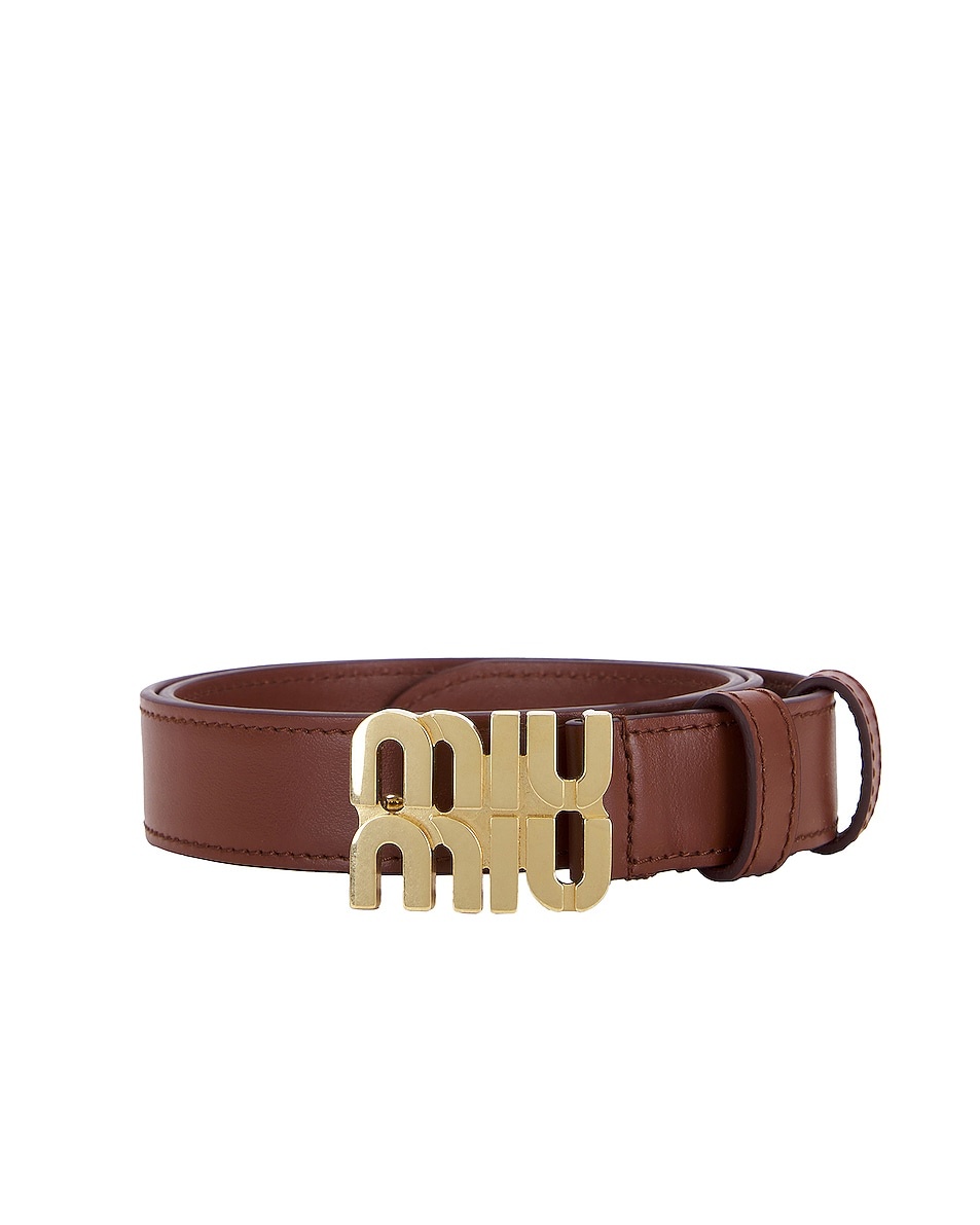 小物 miumiu leather belt navy gold Shop Leather belt on Sale at BeyondStyle – Get Lowest price