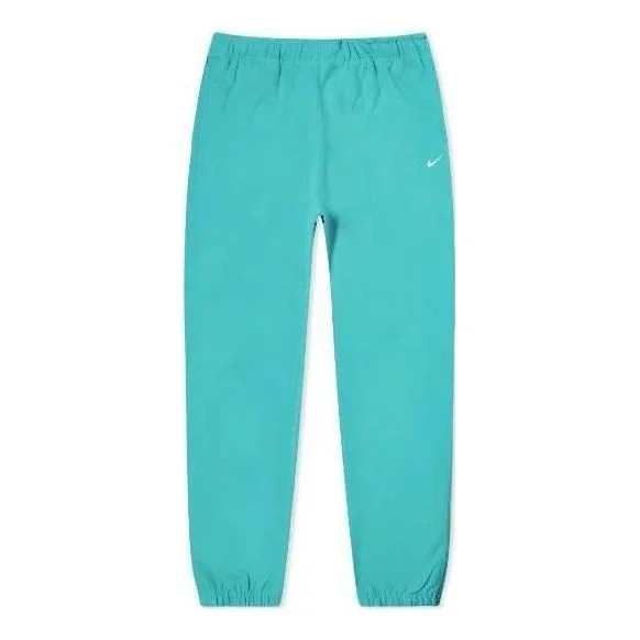 (WMNS) Nike Solo Swoosh Sweatpants 'Teal' CW5565-393 - 1