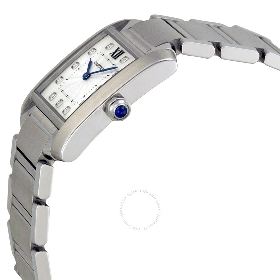 Cartier Tank Francaise Silver Dial Ladies Watch WE110007 - 2