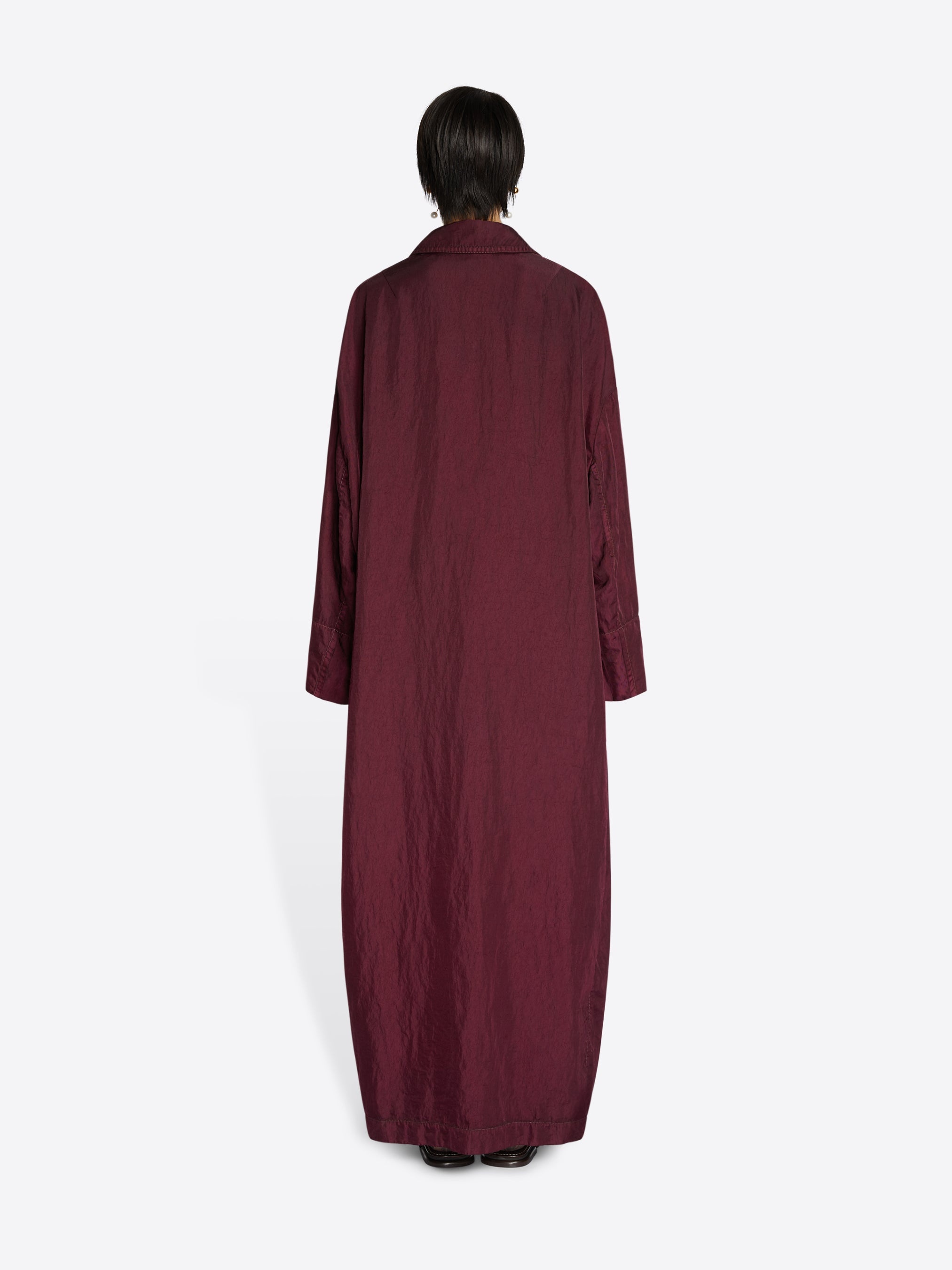 LOOSE OVERDYED COAT - 4