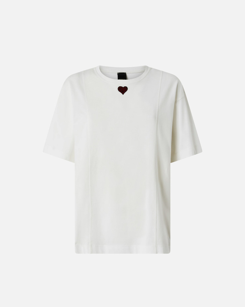 T-SHIRT WITH HEART EMBROIDERY 1