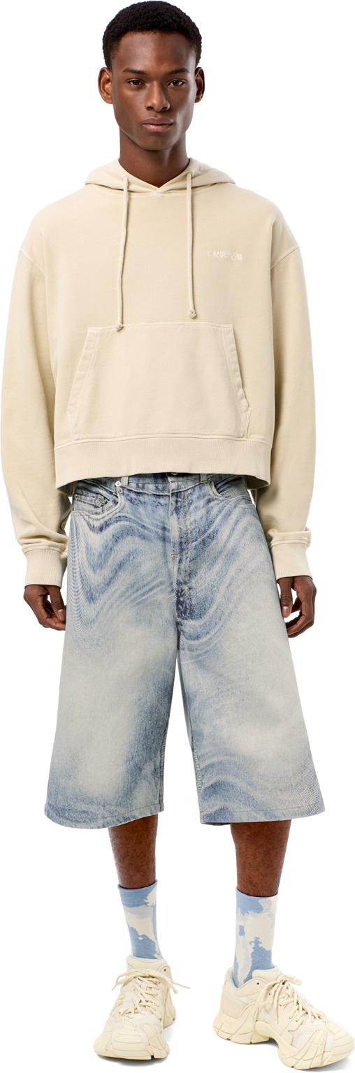 Blue Denim Shorts - 2