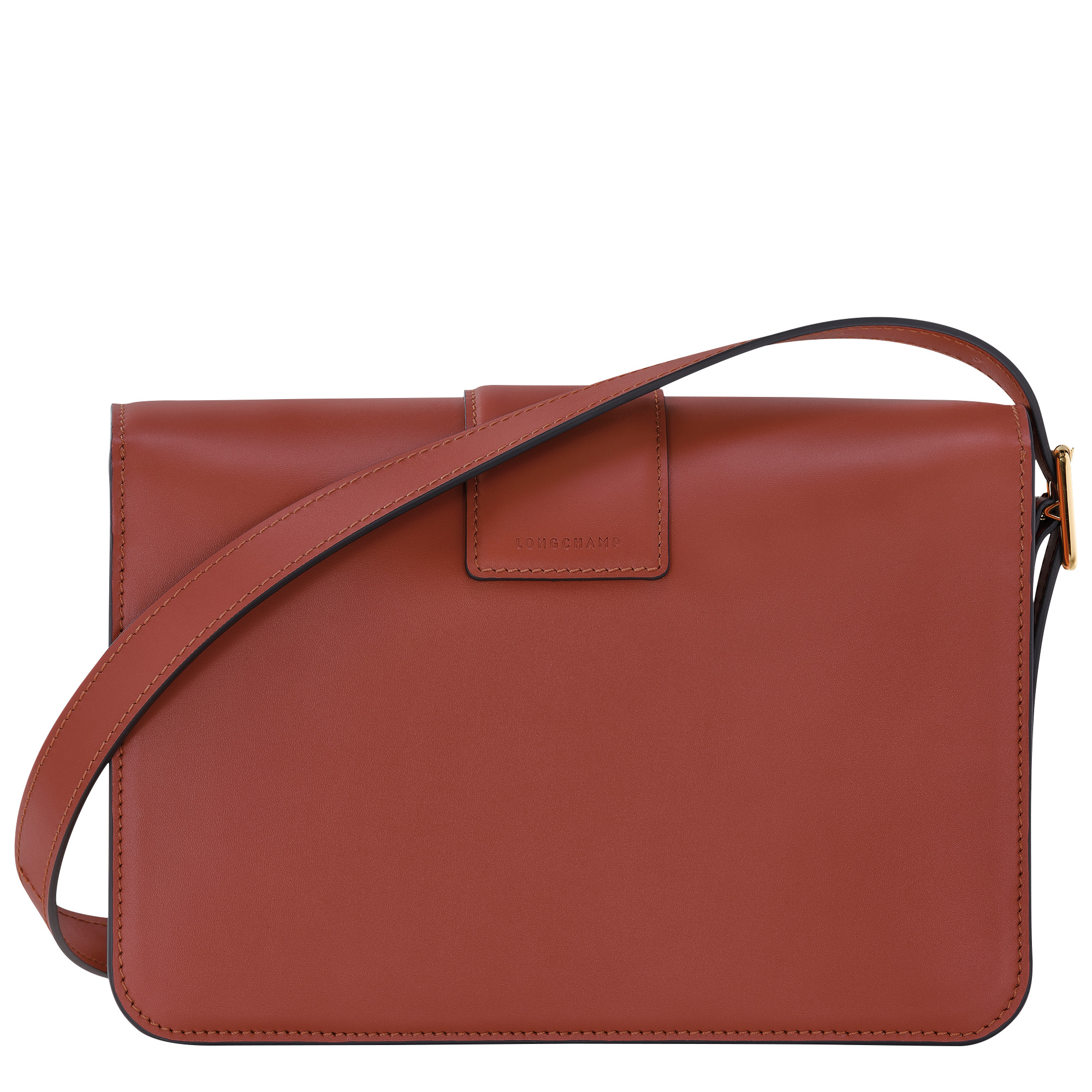 Box-Trot M Crossbody bag Mahogany - Leather - 4