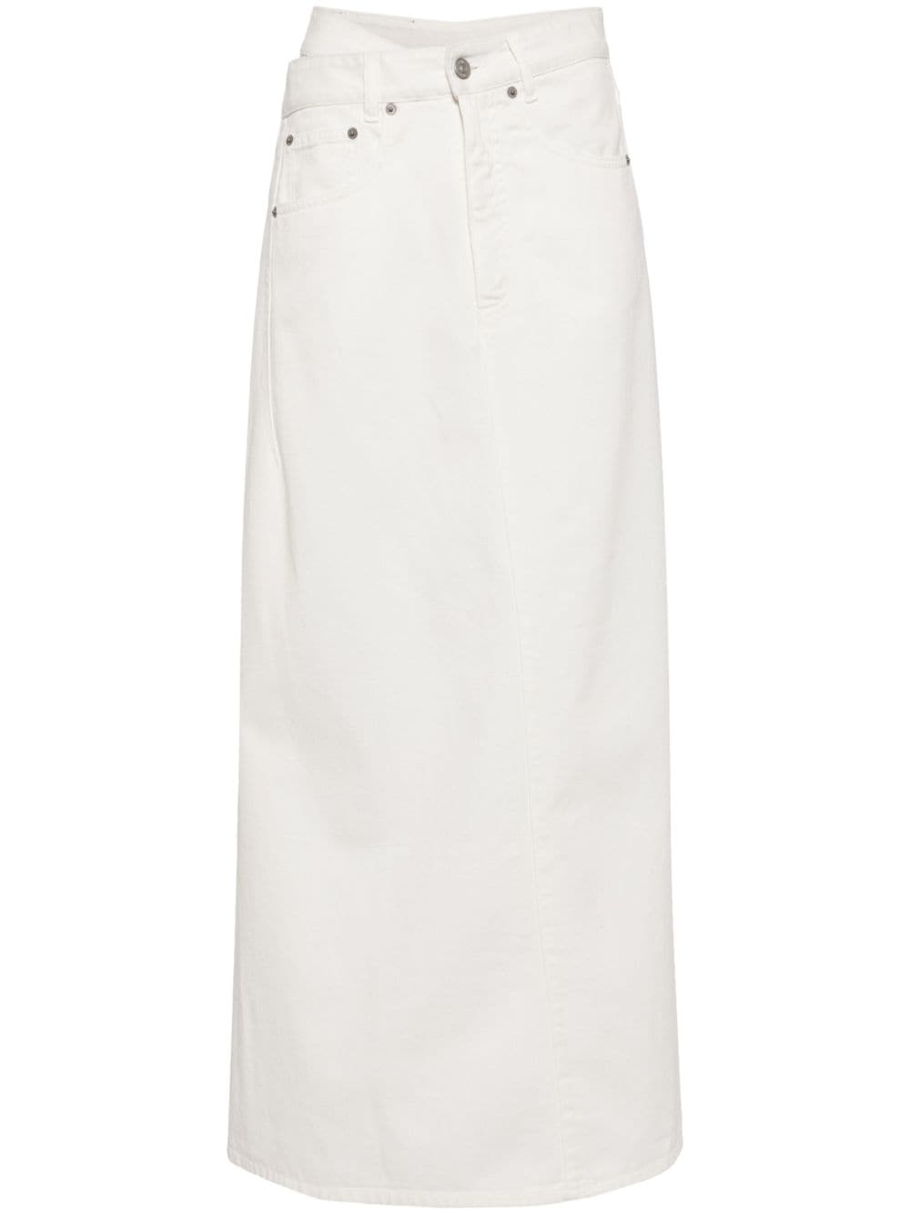 cotton denim skirt - 1