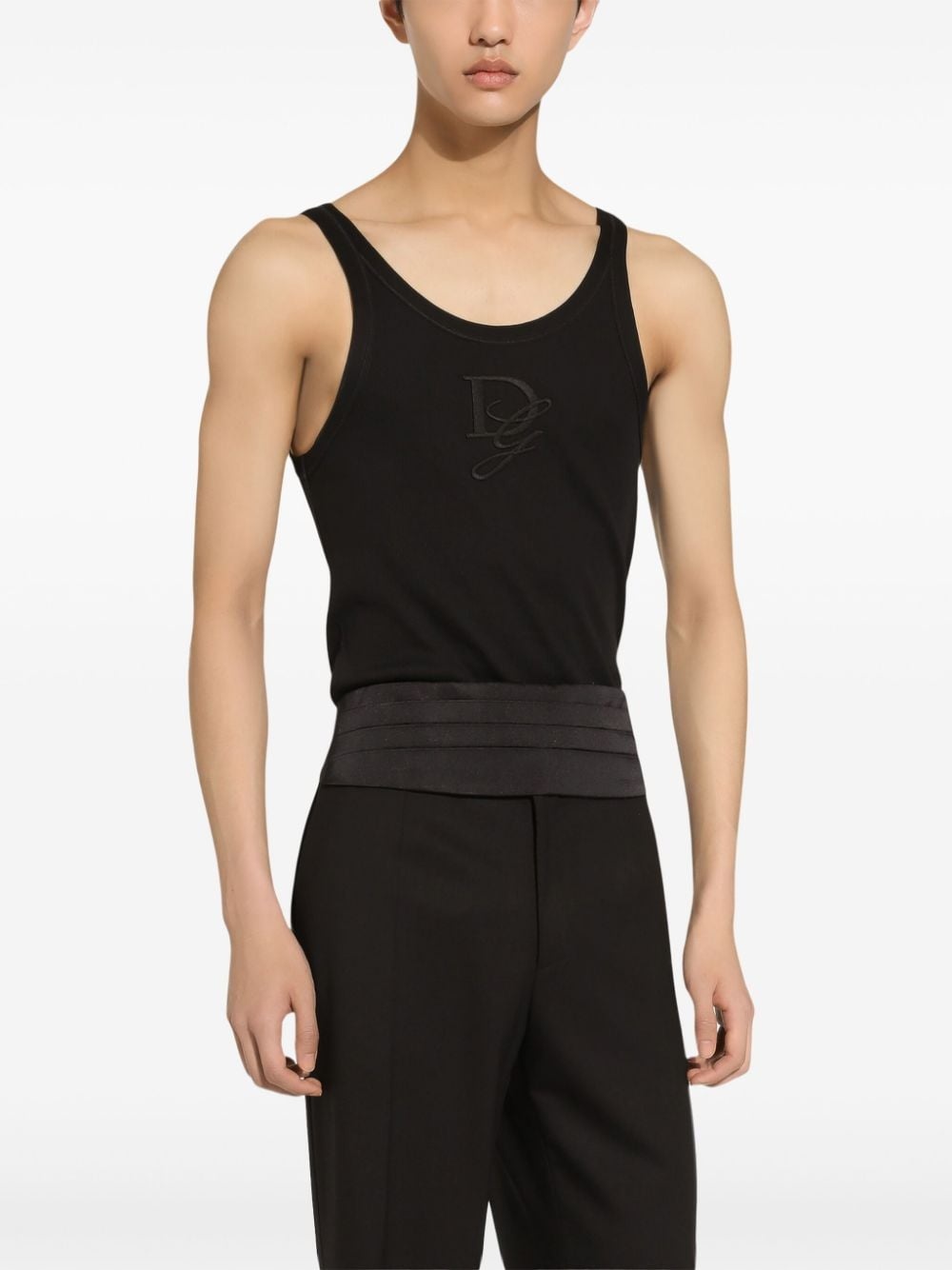 round neck sleeveless tank top - 5