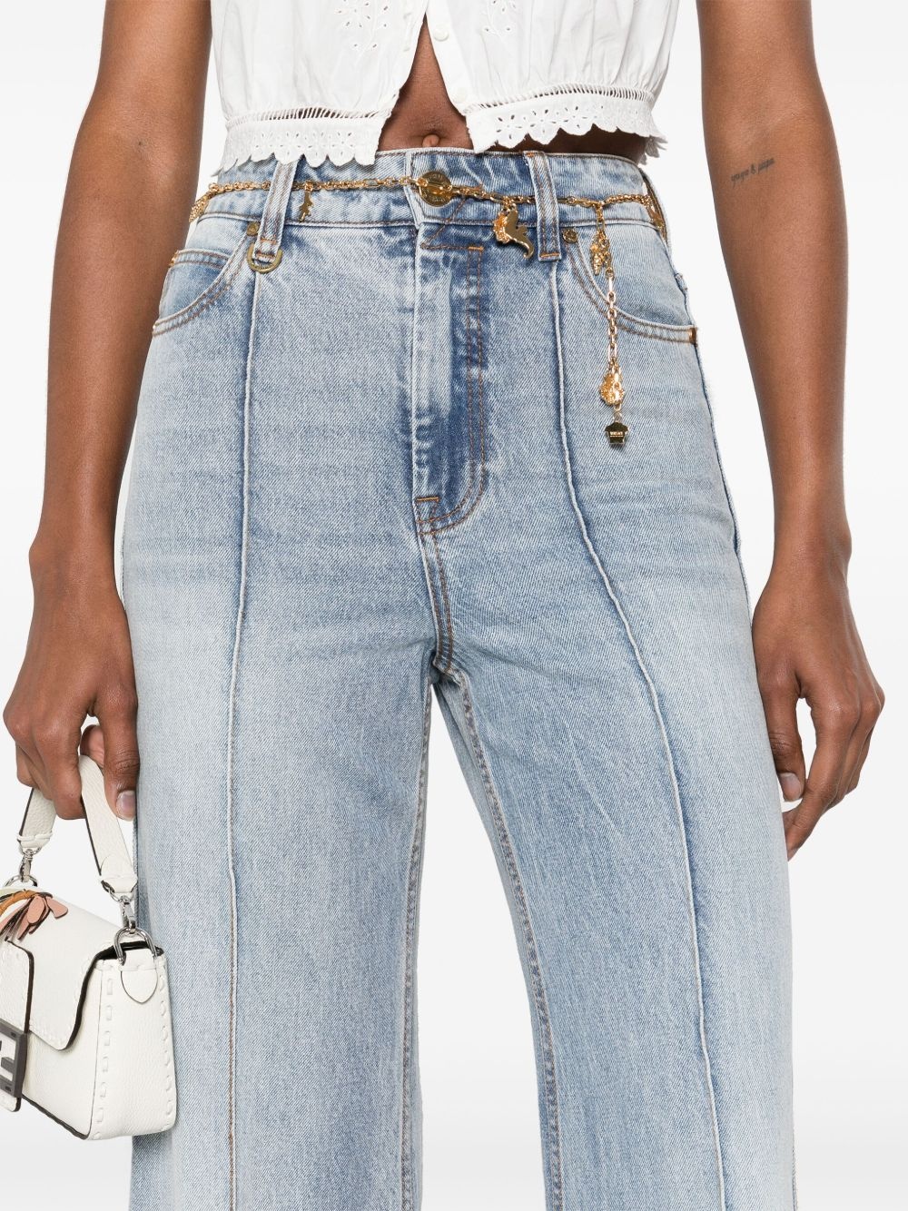 wide-leg jeans - 5