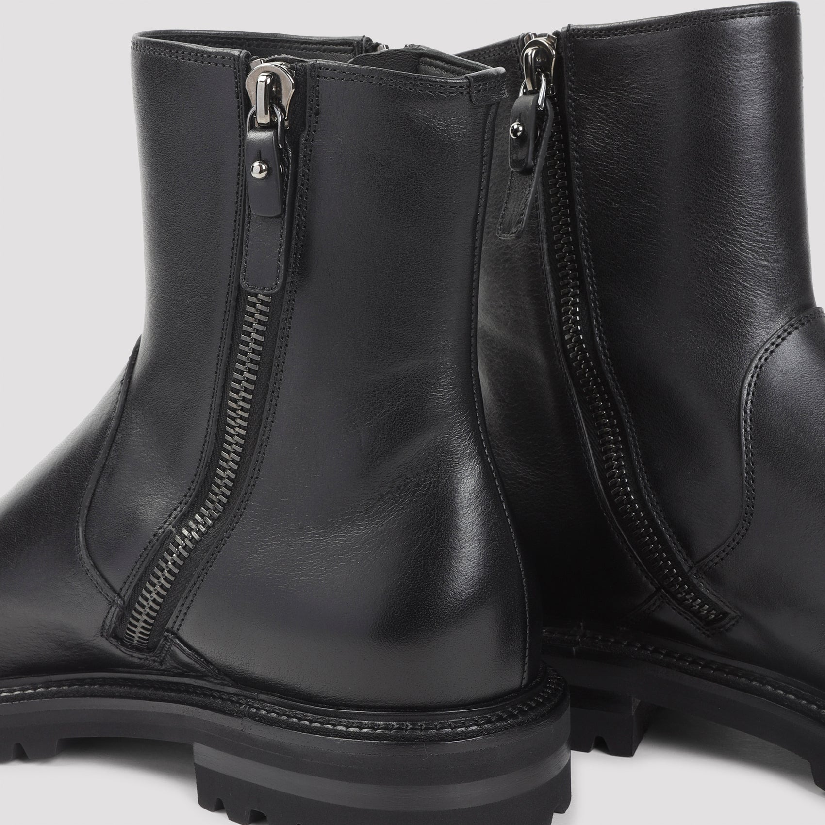 Giorgio Armani Leather Boots Men - 4