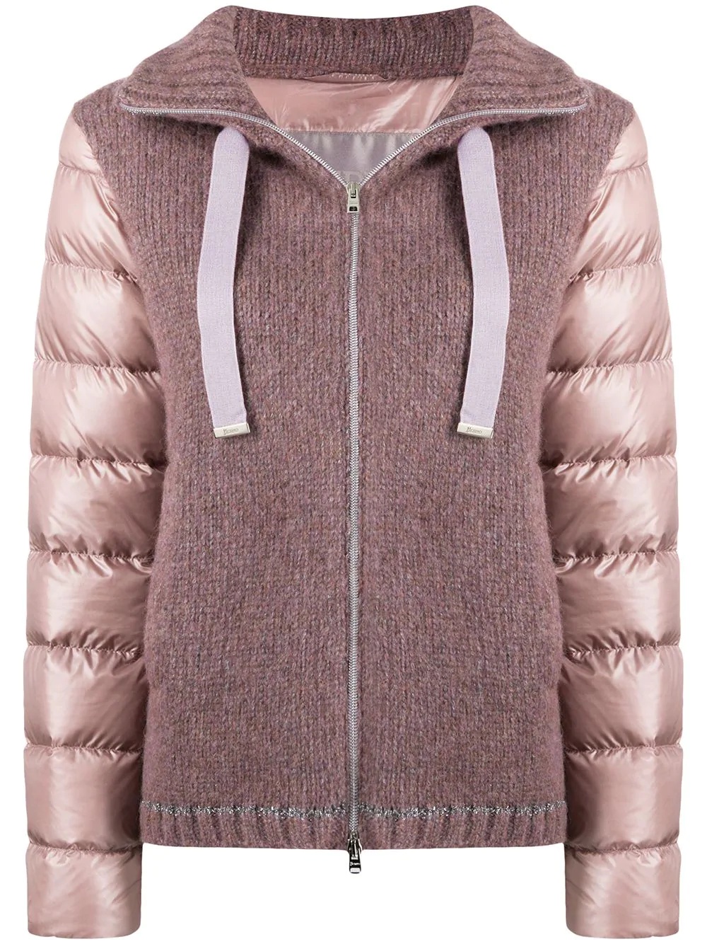 knitted puffer jacket - 1