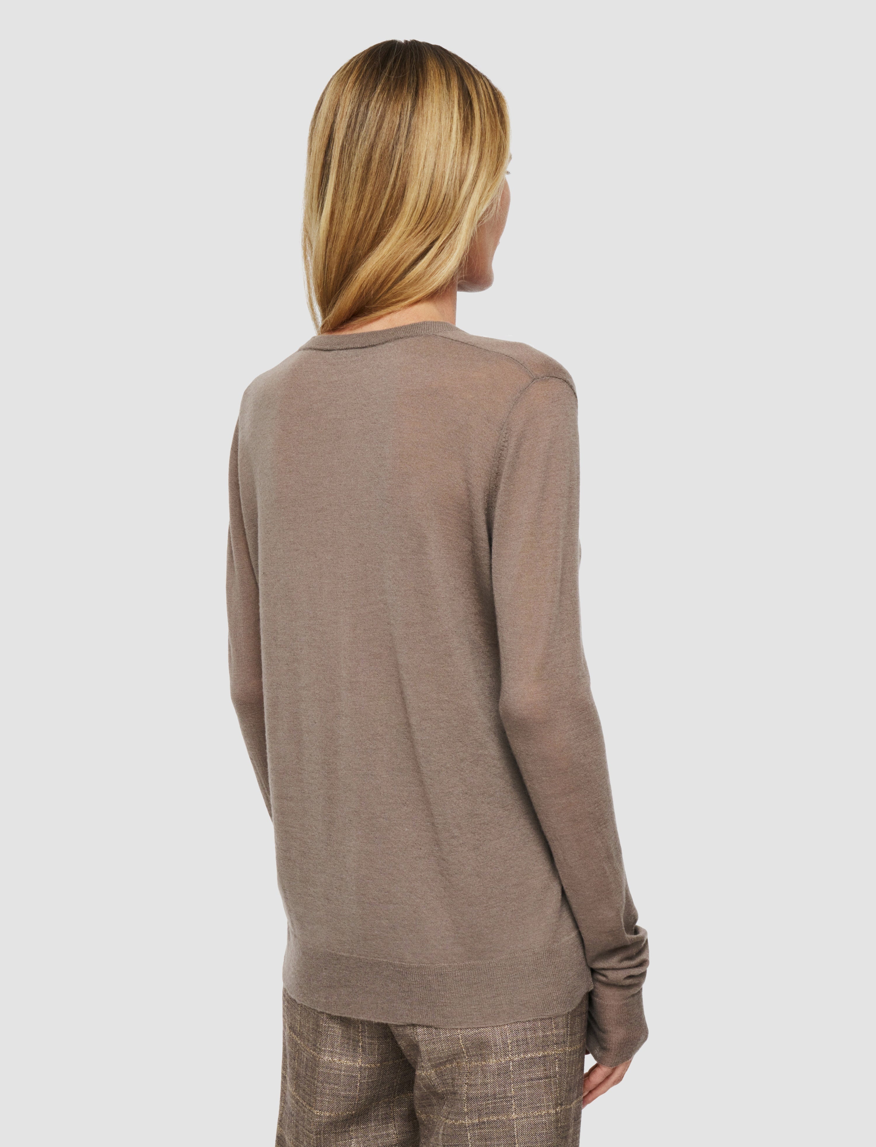 Cashair V Neck Jumper - 4