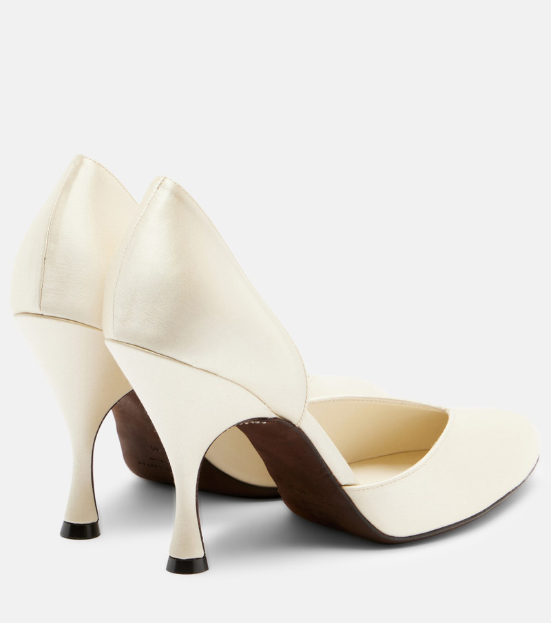 herbert levine Not Half Bad embellished satin pumps outlook