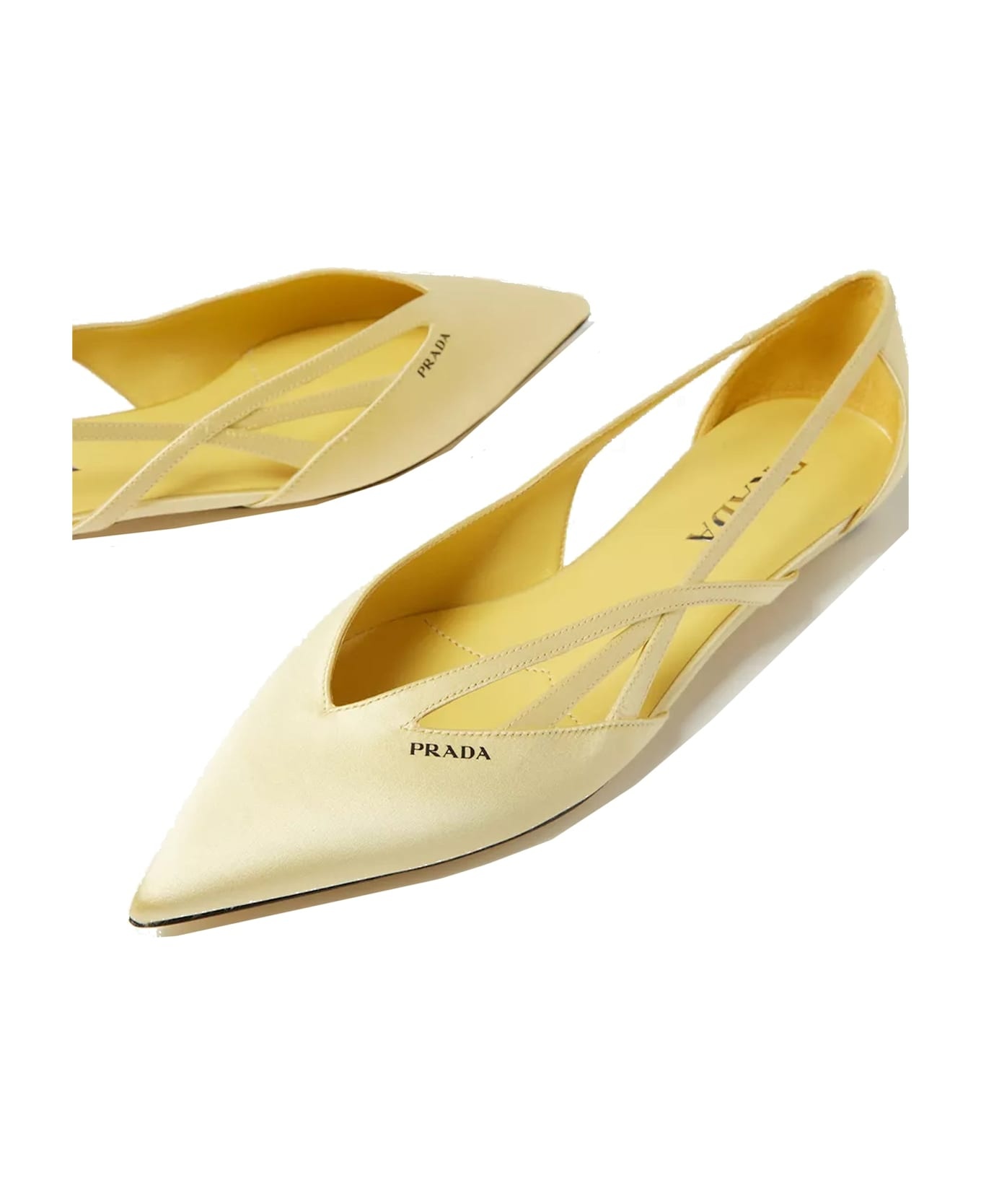Satin Ballerina Flats - 3