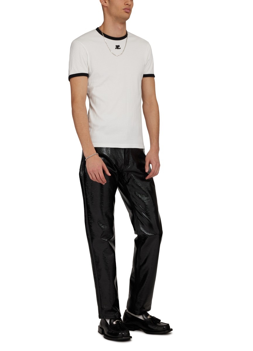 courrèges Bumpy Contrast T-Shirt | 24s | REVERSIBLE