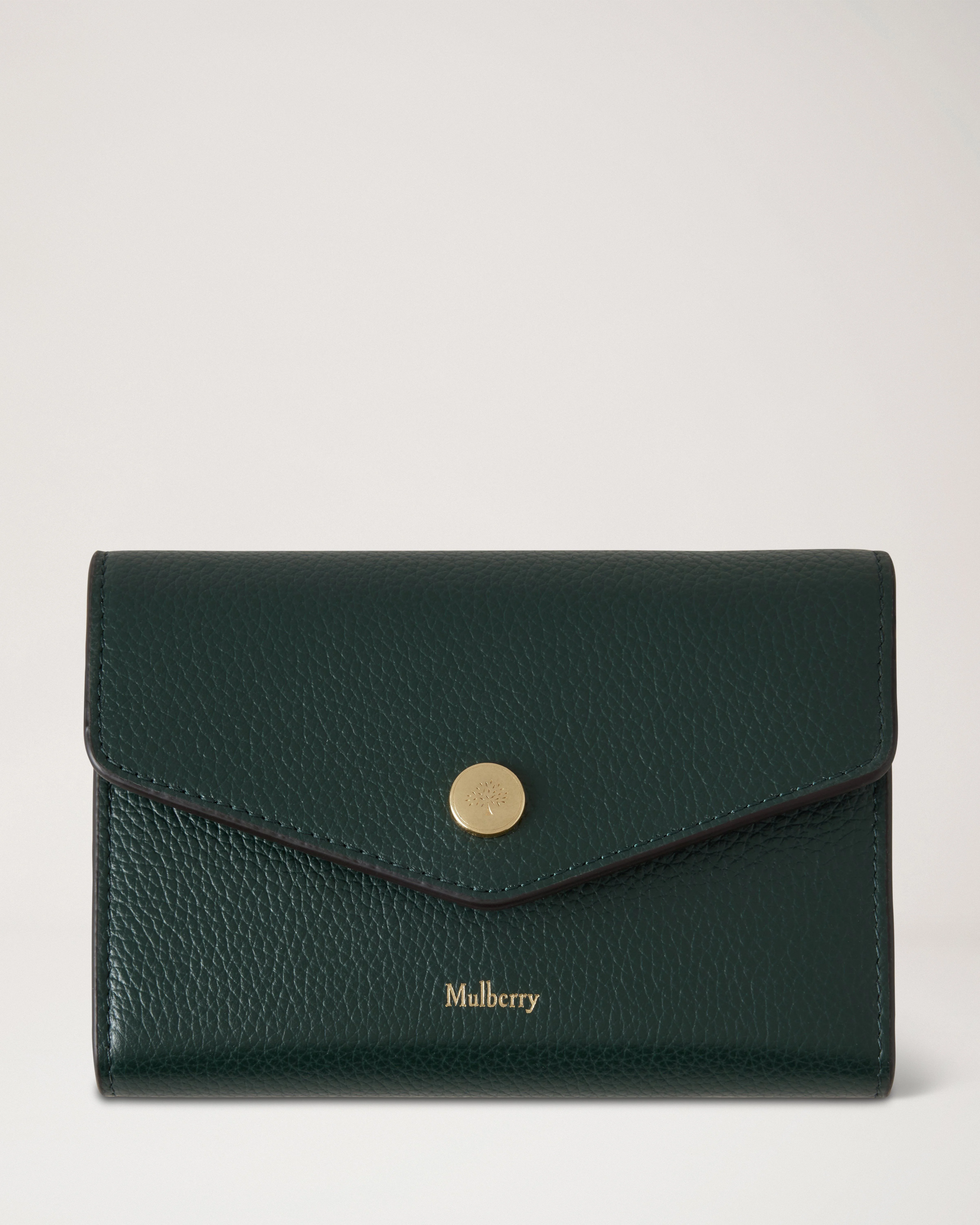 Press Stud Wallet
Mulberry Green Small Classic Grain - 1