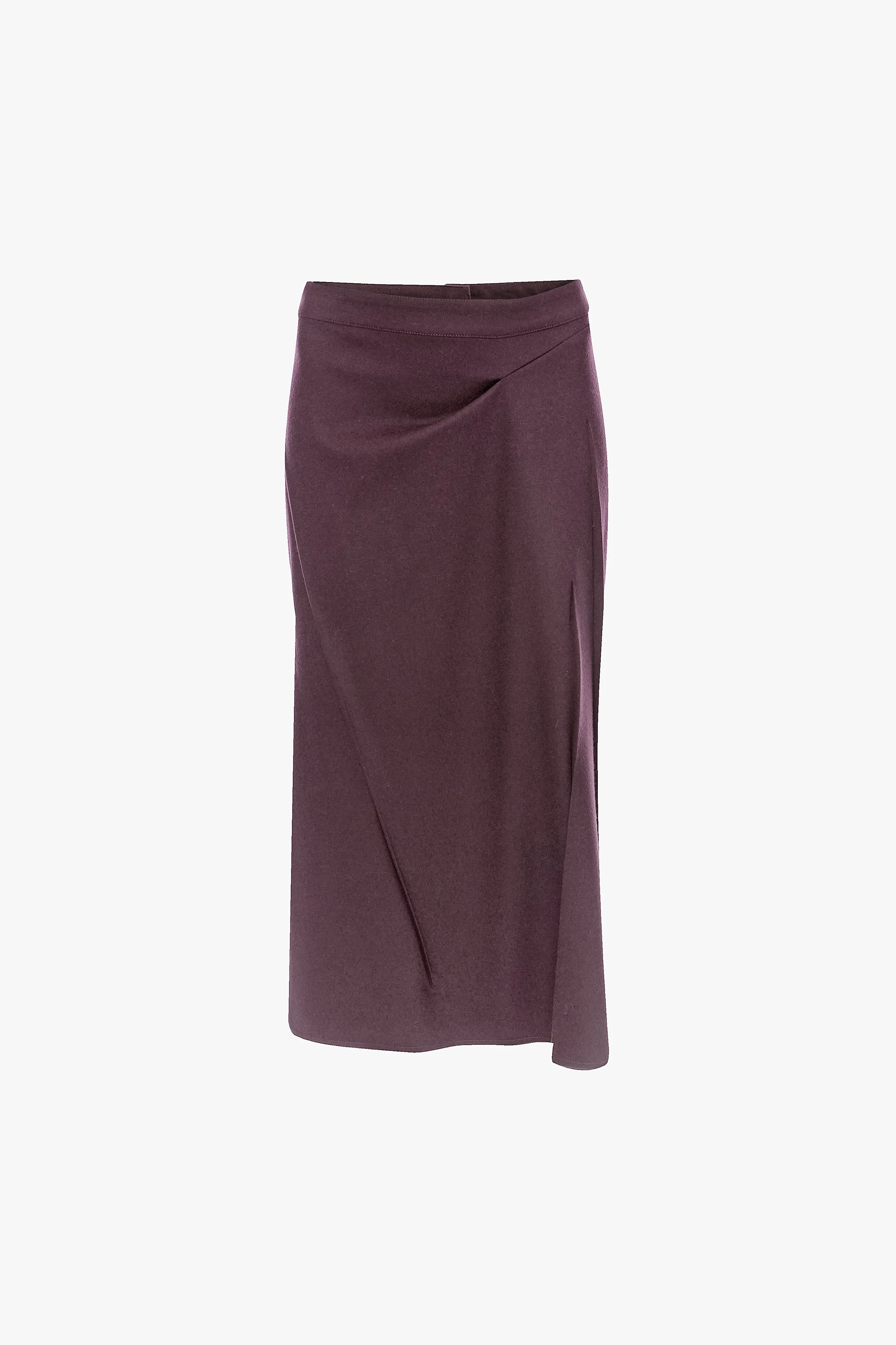 Pressed Skirt In Acai - 1
