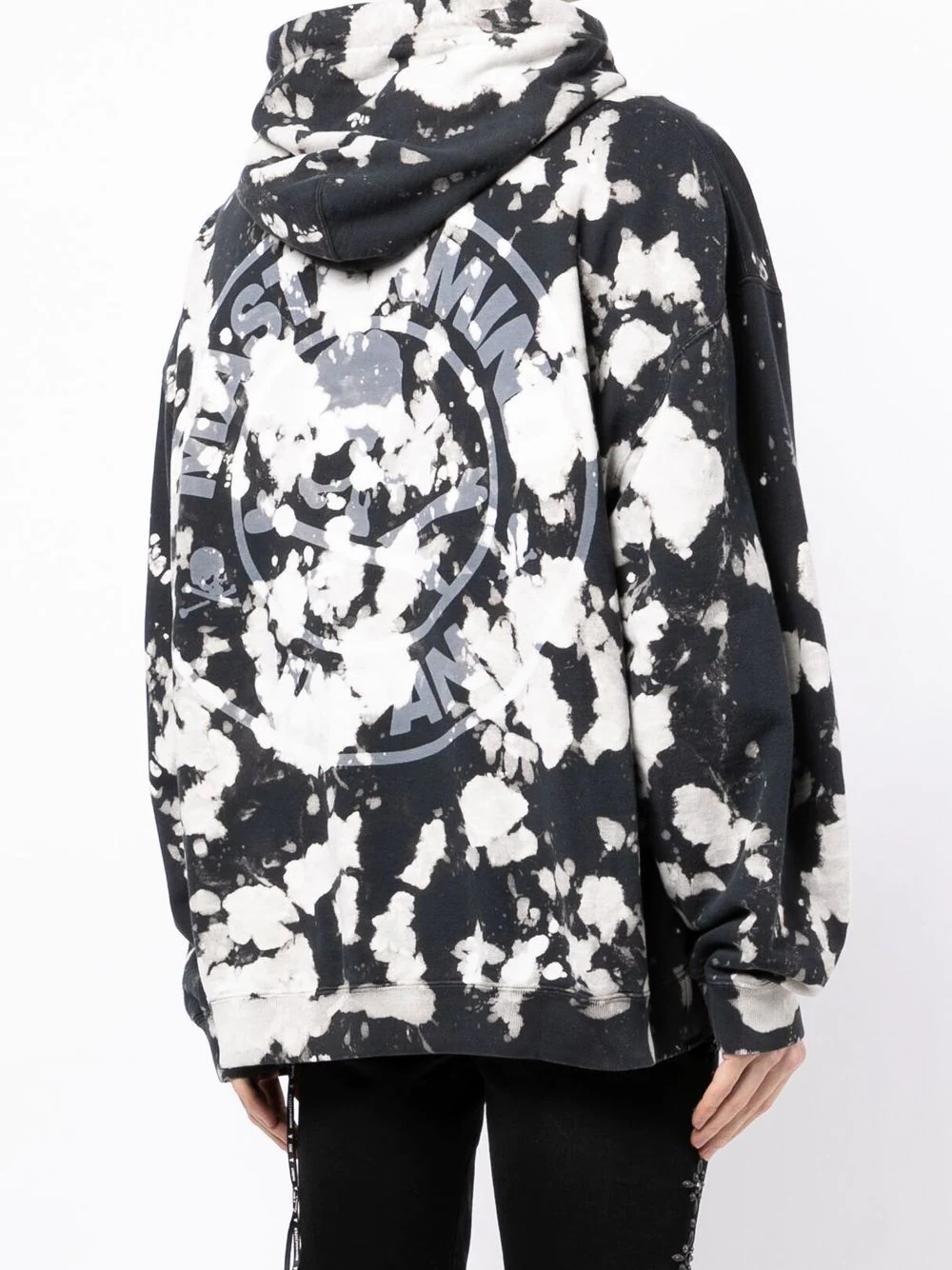 logo-print drawstring hoodie - 4