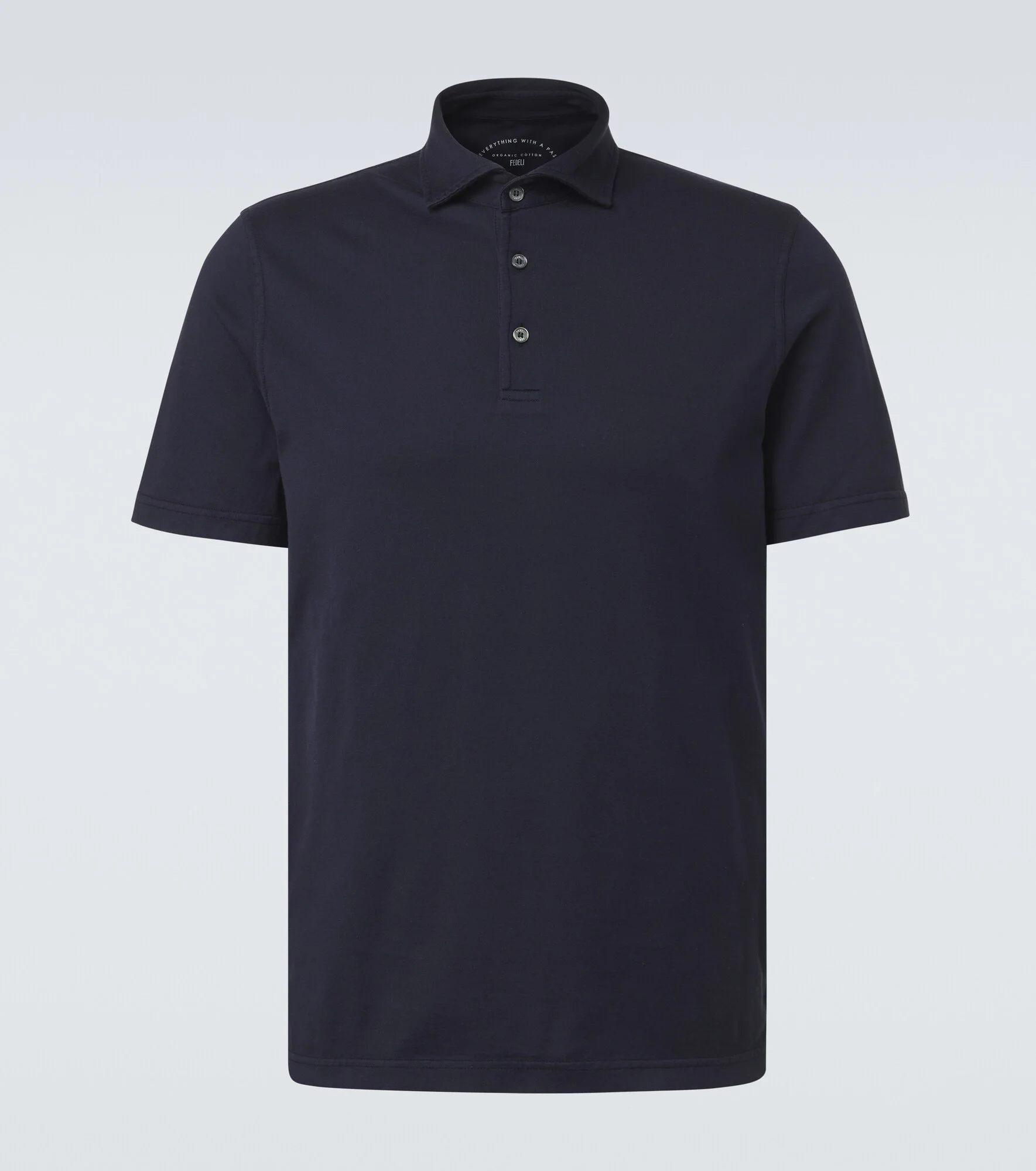 Cotton jersey polo shirt - 1