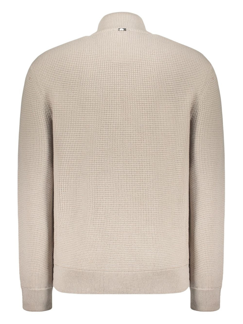 Herno padded-panel knitted jacket outlook