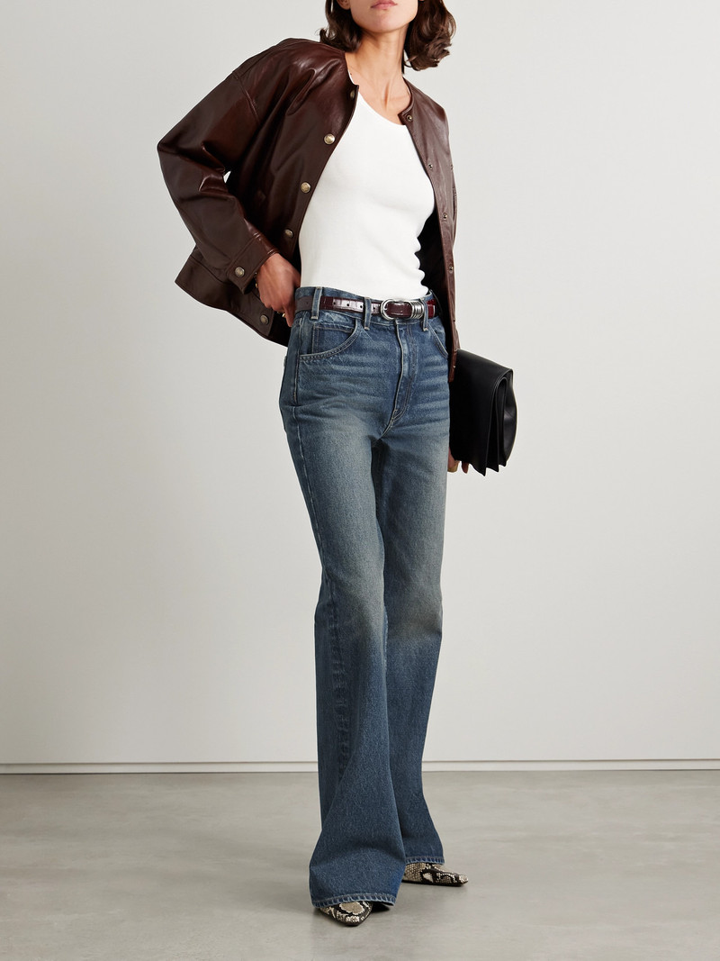 NILI LOTAN Roe Mid-rise Flared Jeans outlook