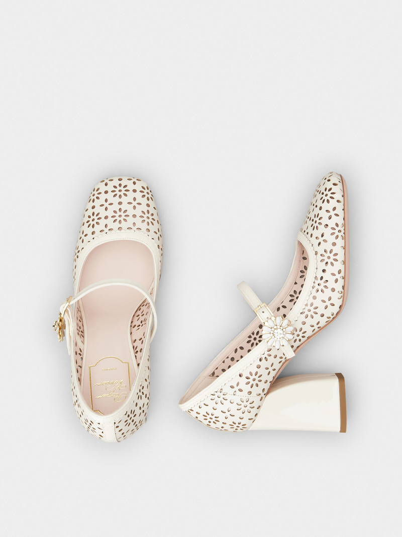 Très Vivier Mary Jane Pumps in leather 4