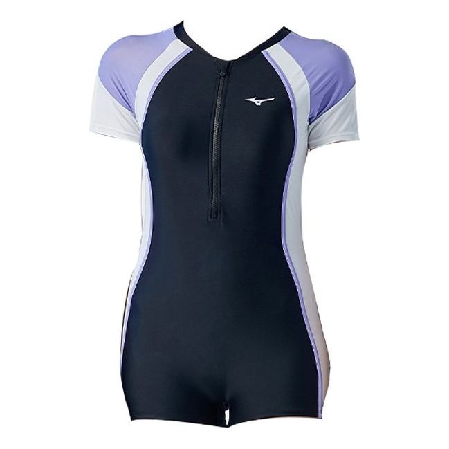 (WMNS) Mizuno One Piece Swimsuit 'Black' N2CA1313 - 1