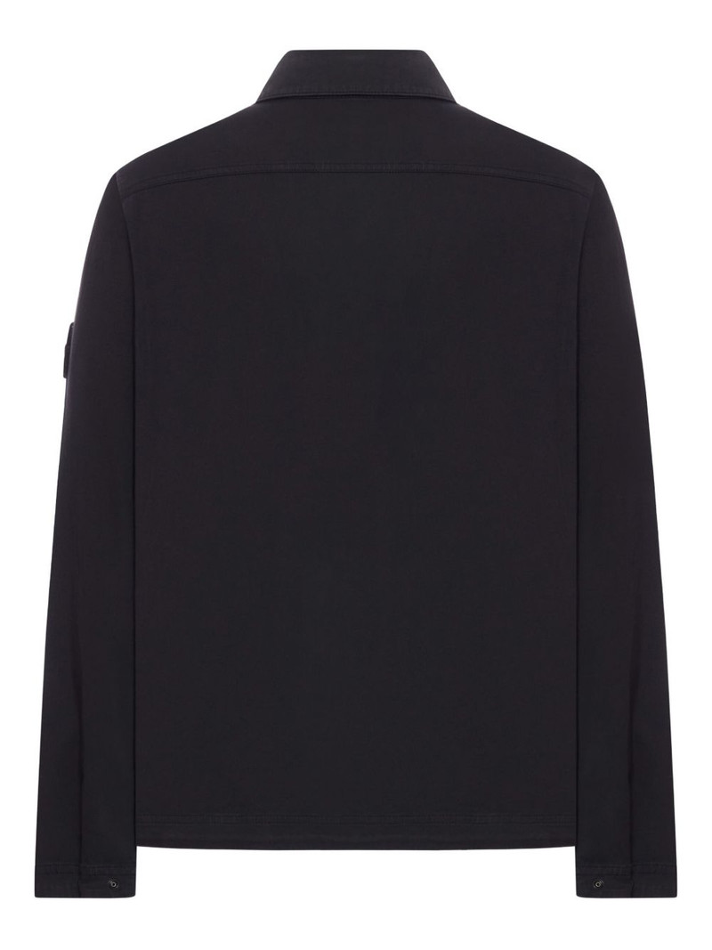 Stone Island badge-pocket cotton shirt outlook