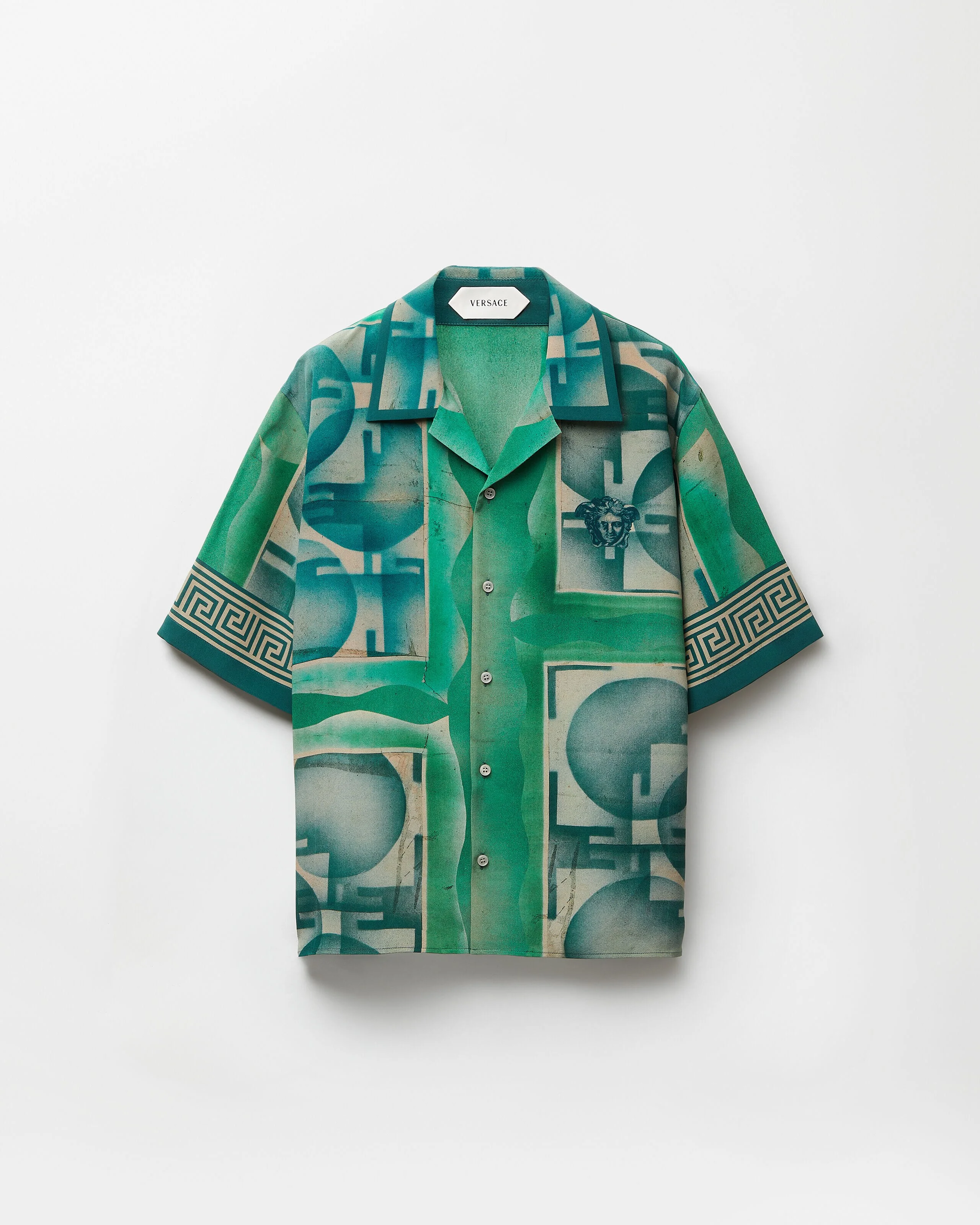 Printed Crêpe De Chine Silk Shirt - 1