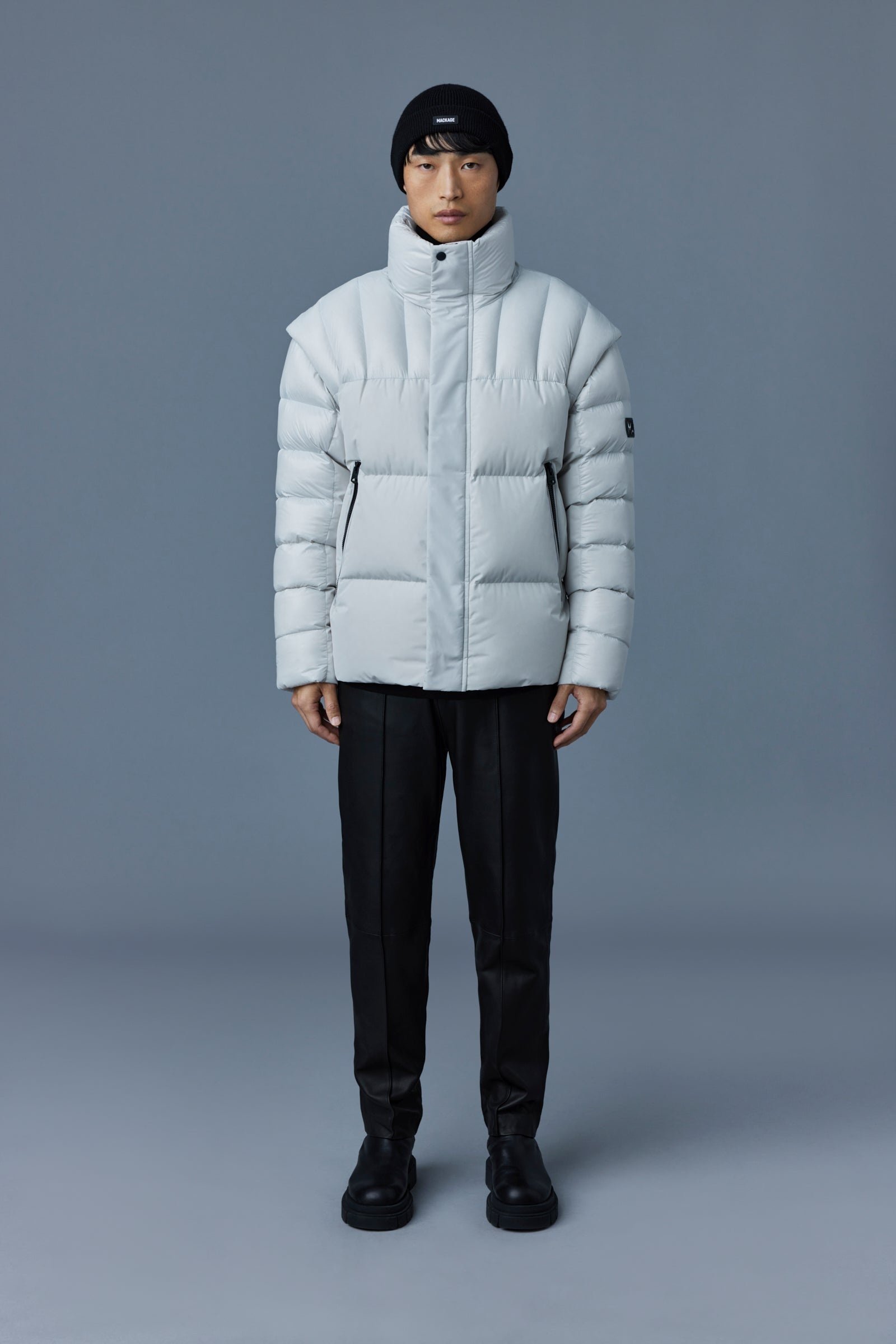 FREDERIC 2-in-1 matte duvet down jacket for men - 2