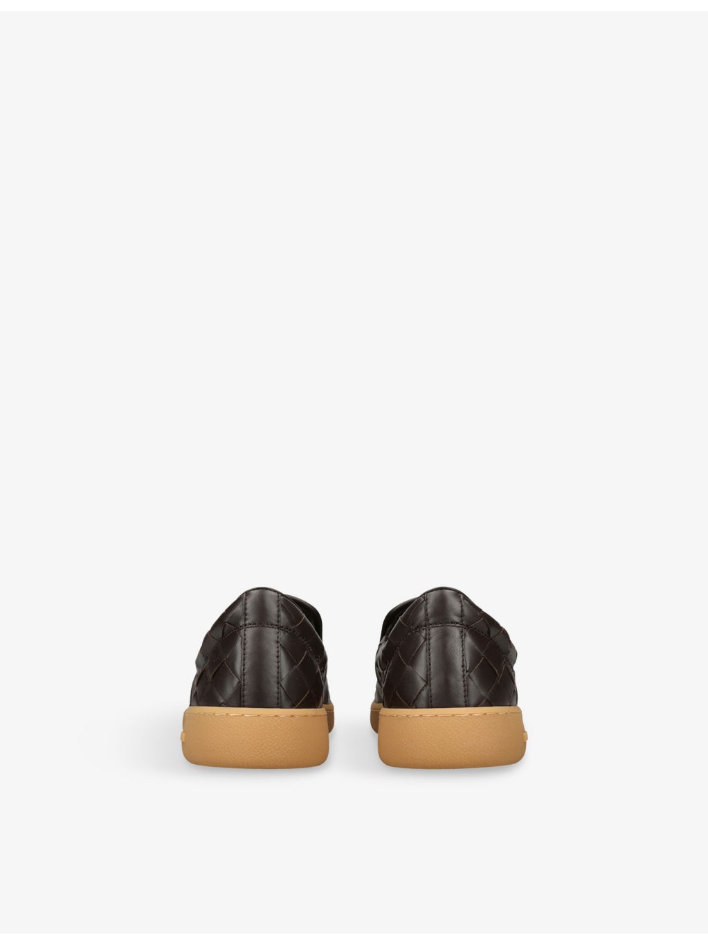 Sawyer Intrecciato-Weave Leather Low-Top Trainers - 4
