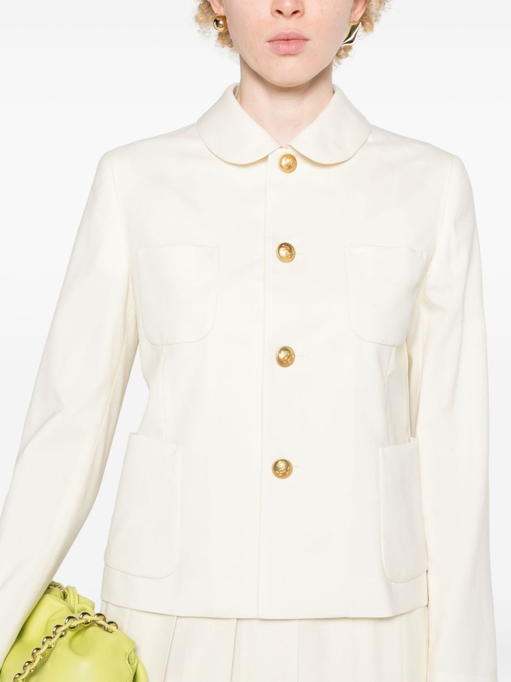 Comme des Garçons GIRL button-up wool jacket | REVERSIBLE