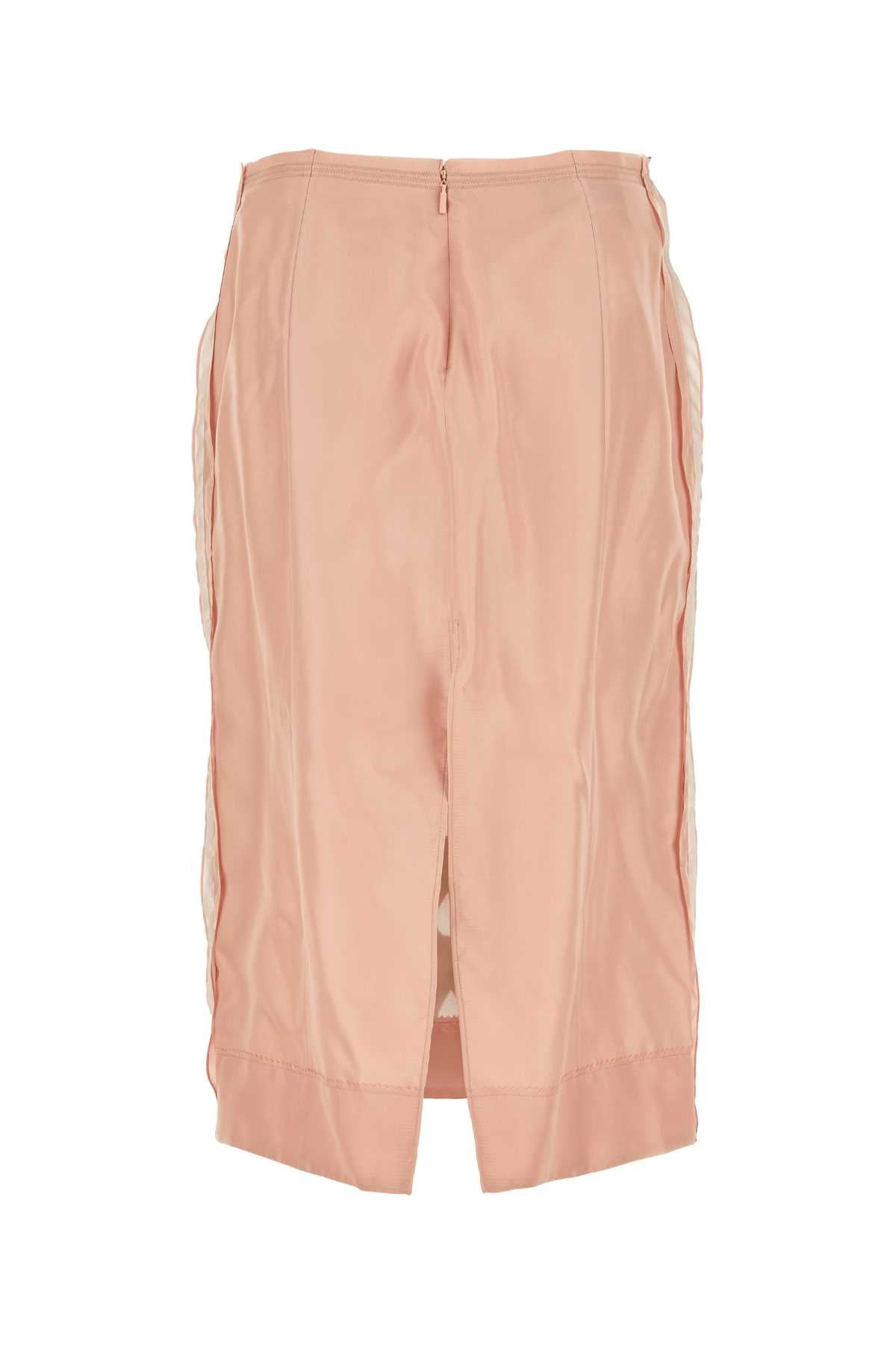 Gucci Women Two-Tone Silk Skirt - 2