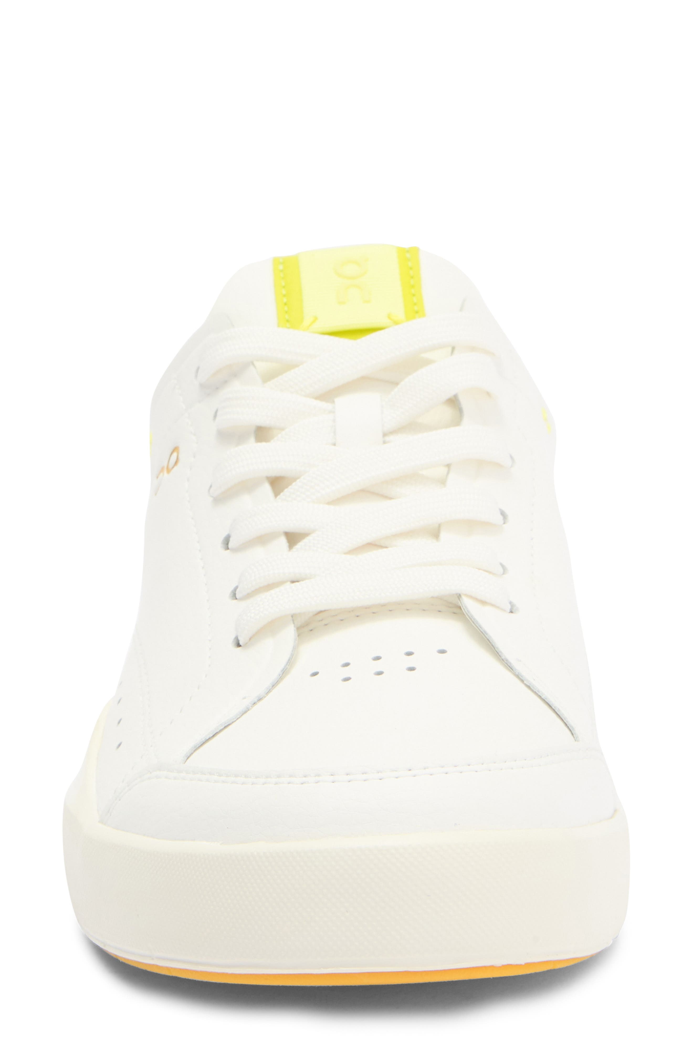 On THE ROGER Centre Court Tennis Sneaker in White/Limelight at Nordstrom - 4