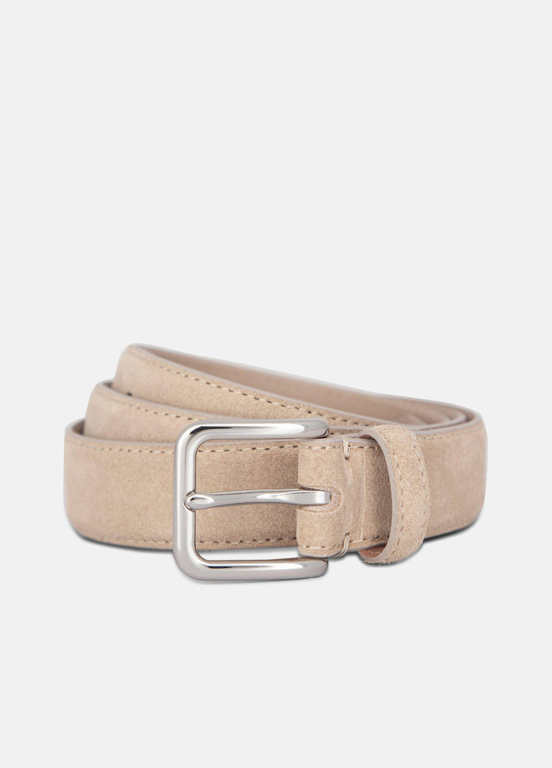 Men's 30mm Stitched Suede Belt 1