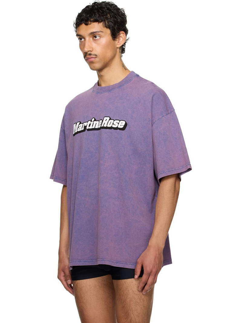 Martine Rose SSENSE Exclusive Purple Oversized T-shirt outlook