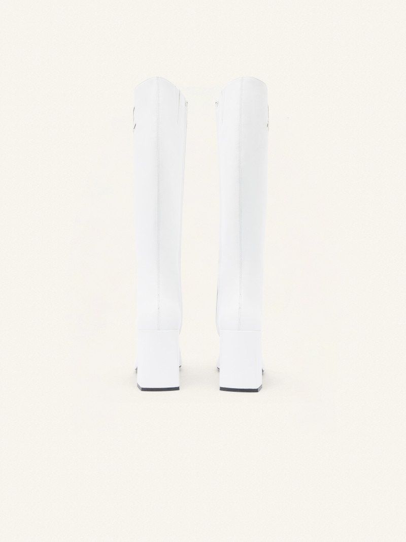 HERITAGE LEATHER KNEE BOOTS 4