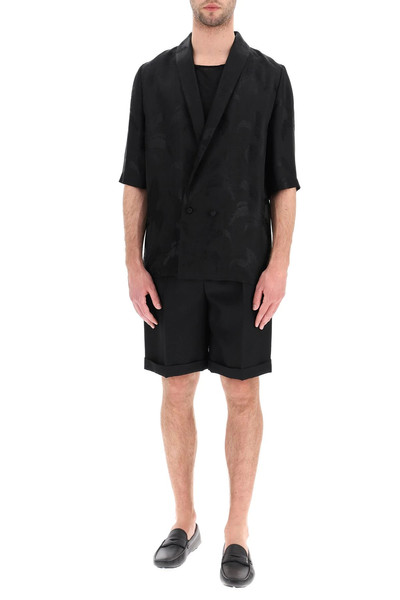 SAINT LAURENT WOOL AND MOHAIR SHORTS outlook