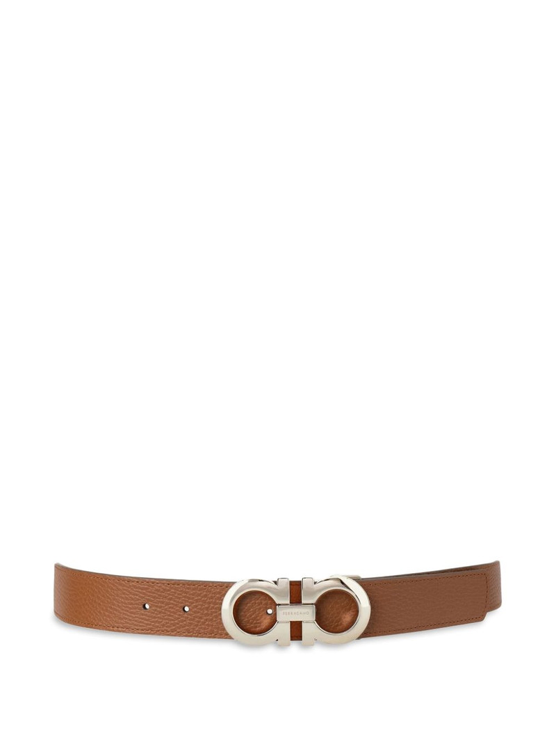 FERRAGAMO reversible gancini belt outlook
