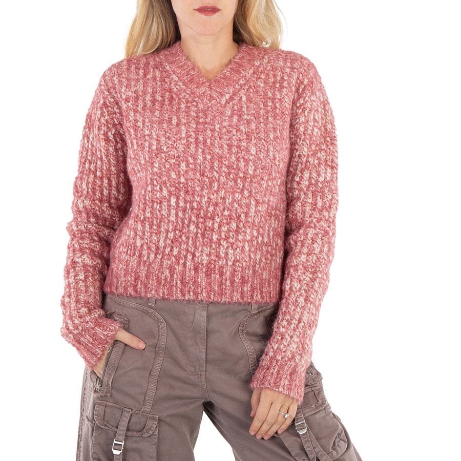 Acne Studios Off White/Multi Wool Blender Jumper - 1