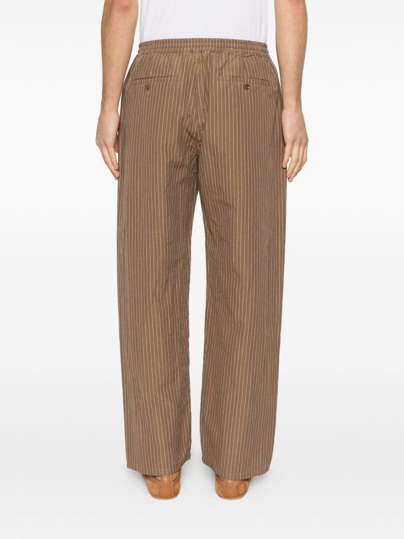 Samurai stripe drawstring trousers 4
